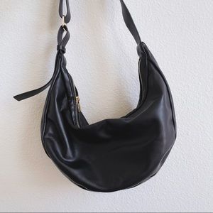 Faux Leather Sling Bag